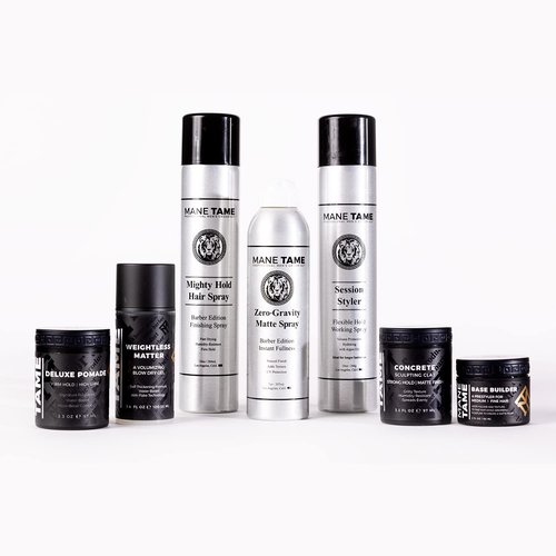 Mane Tame Concrete Sculpting Clay - 3.3oz | Strong Hold for Effortless Styling