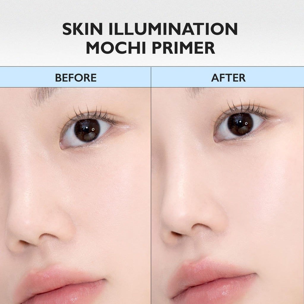 VIDIVICI Illumination Mochi Primer 1.01fl oz | Korean Makeup Primer for Flawless Skin, Pore Minimizing, Collagen-Infused, Seamless Serum Texture, Korean Skin Care