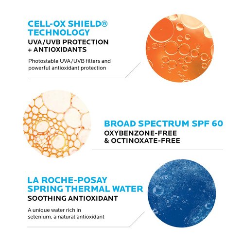 La Roche-Posay Anthelios Melt-In Milk Sunscreen SPF 60 - Lightweight, Oil-Free, Fast Absorbing Formula for Body & Face
