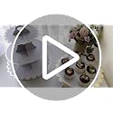 White 3-Tier Cupcake Stand Set 2 Pack for Party Decor & Dessert Display - White-2PCS