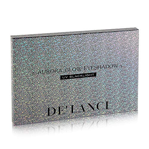 Neon Eyeshadow Palette Glow in the Dark UV Blacklight Makeup Kit - 24 Bright Colors