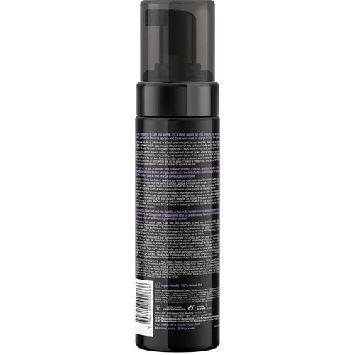 b.tan Violet Self Tanner Kit - Dark Tanning Mousse with Mitt Applicator | 1 Hour Express, Vegan, 6.7 Fl Oz