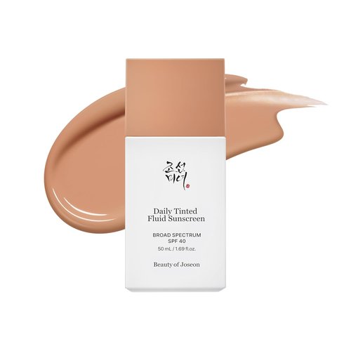 Beauty of Joseon Daily Tinted Fluid Sunscreen - Moisturizing SPF 40 for Face | 12 Shades, 50ml