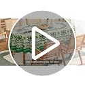 Horaldaily St. Patrick's Day Tablecloth 60x84 Inch Rectangular Green Boho Decor