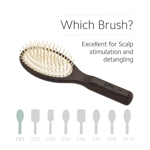 Ibiza Hair Professional CX Series - Round, Paddle & Oval Brushes for Effortless Styling