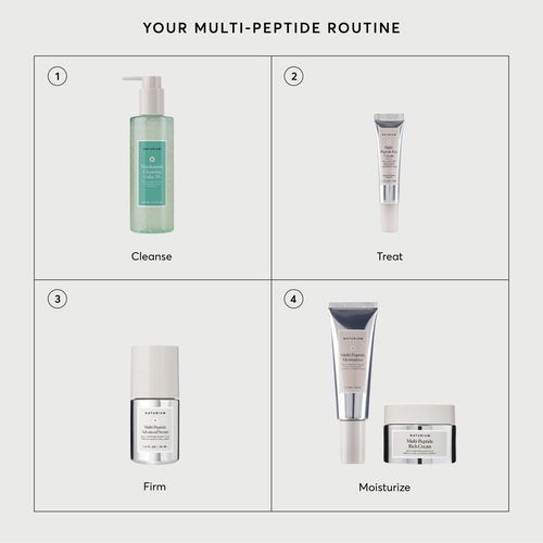 Naturium Multi-Peptide Rich Cream, Hydrating & Nourishing to Help Appearance of Fine Lines & Wrinkles, Vegan & Cruelty-Free, 1.7 oz