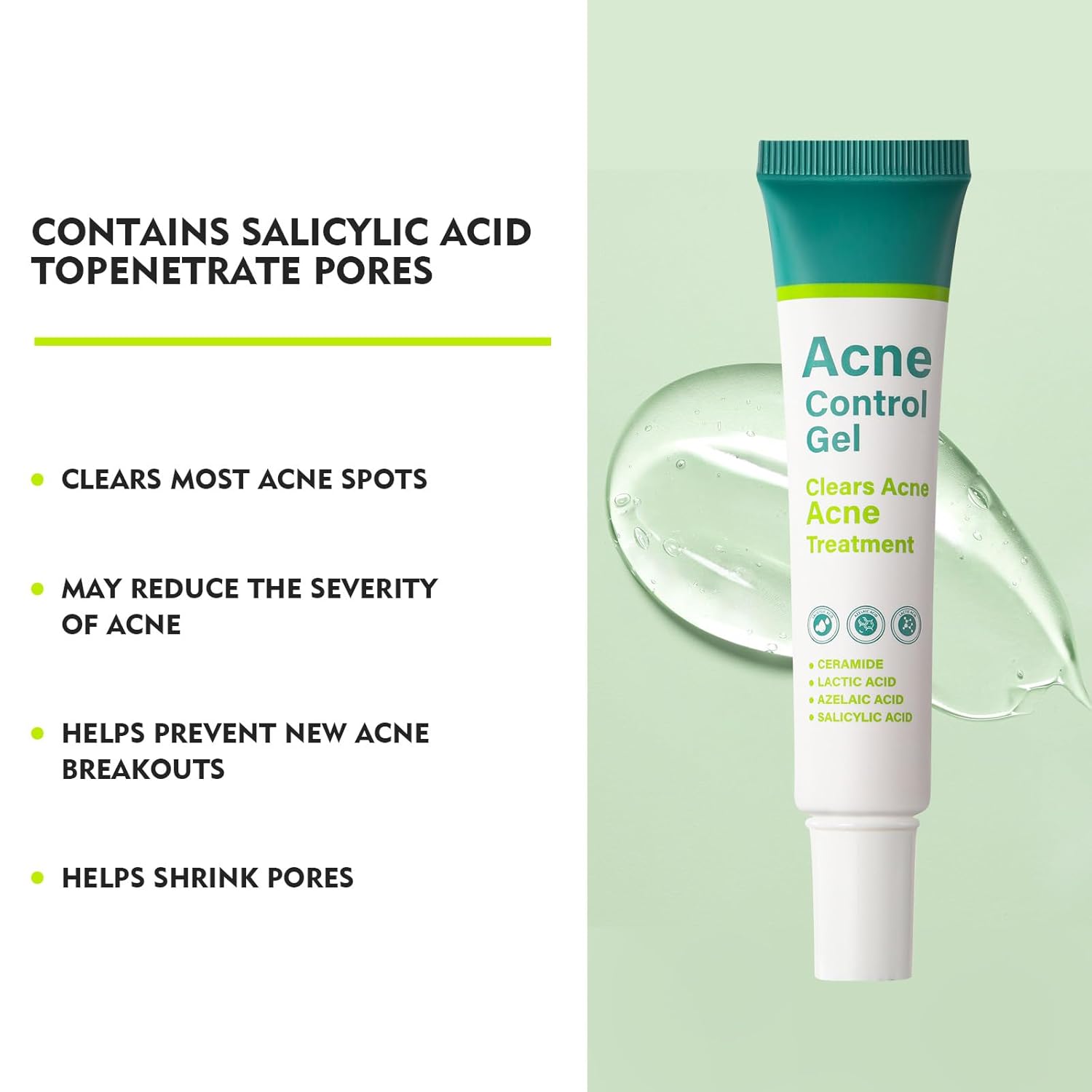 Azelaic Acid Serum by [Brand Name] - Acne Treatment with 10% Azelaic & Salicylic Acid | 30ml for Sensitive Skin