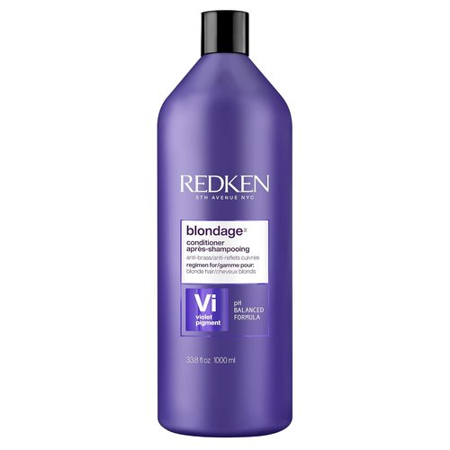 Redken Blondage Purple Conditioner - Tones & Moisturizes Brassy Blonde Hair | 8.5 oz