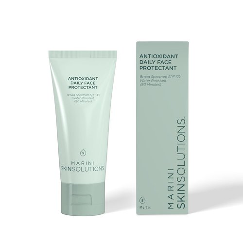 Marini SkinSolutions Antioxidant Daily Face Protectant - Broad-Spectrum SPF 33 Sunscreen | Water Resistant 80 Minutes - 2 oz