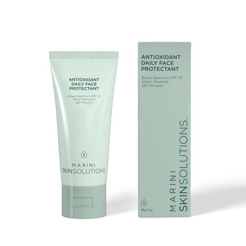 Marini SkinSolutions Antioxidant Daily Face Protectant - Broad-Spectrum SPF 33 Sunscreen - Water Resistant (80 Minutes) - Cruelty Free - Made in the USA - 2 oz