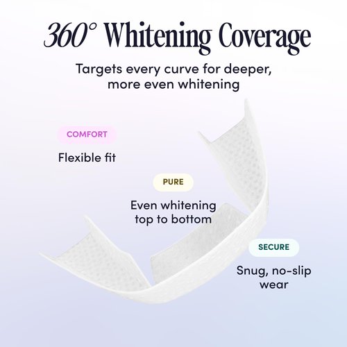 Boca Bella Teeth Whitening U-Wraps – 10 Treatments – 15% Hydrogen Peroxide, Enamel-Safe, No Harsh Sensitivity – Patented Strip Design with Aloe, Calendula & Peppermint – Fast, Even Whitening