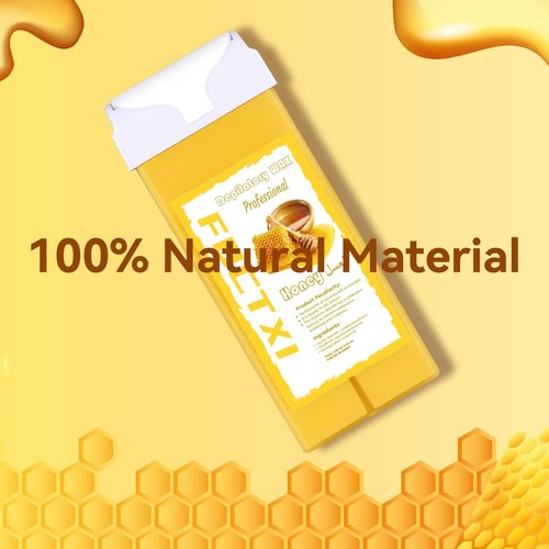 FOCTXI Roller Waxing Kit for Women's Sensitive Skin, 2 Ounce, Hair Removal for Legs