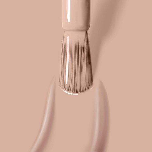 LONDONTOWN UV/LED Gel Nail Polish - Long-Lasting, Chip-Resistant Glossy Shimmery Natural Beige Brown - 12ml