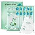 Celimax The Real Cica Calming Serum Mask - Hydrating Korean Face Sheet Mask with Centella Asiatica & Madecassoside | 27ml, 10 Pack