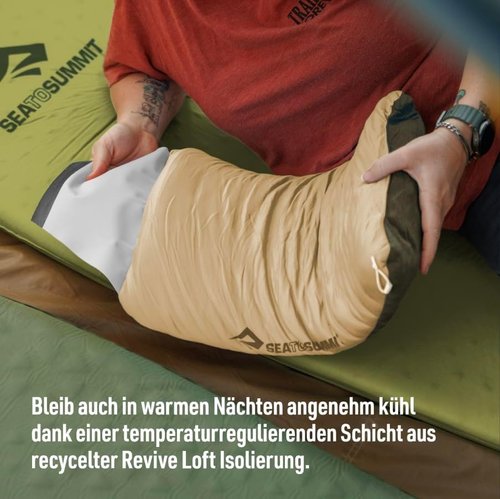 Sea to Summit FoamCore Camping Pillow - Lightweight Travel Comfort for Restful Sleep