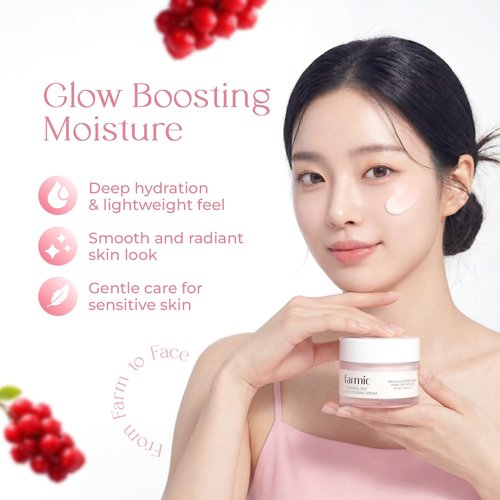 Superful Vegi Glow Cream - Deep-Absorbing Hydrating Facial Cream for Dry & Sensitive Skin (1.69 fl oz)