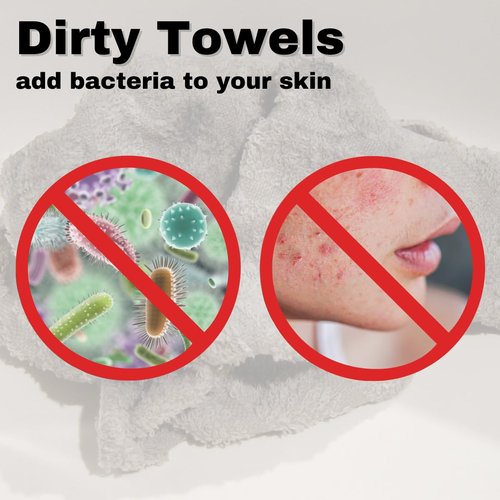 Large Disposable Face Towels, Facial Wipes, Super Soft and Thick Shaving Face Towels XL, Daily Makeup Remover Tissues, Dry Clean Cloths for Sensitive Skin, 10"×12"