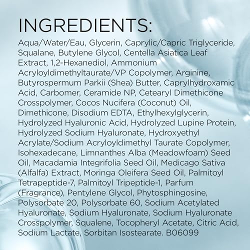 Elizabeth Arden Hyaluronic Acid + Peptides Ceramide Hydra-Plumping Water Cream, Lightweight Gel Texture, Deeply Hydrating + Firming Moisturizer, 1.7 oz