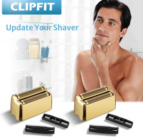 FXFS2 Foil Shaver Replacement Foil - Compatible with Babyliss FXFS2 | Gold Color, 2-Pack