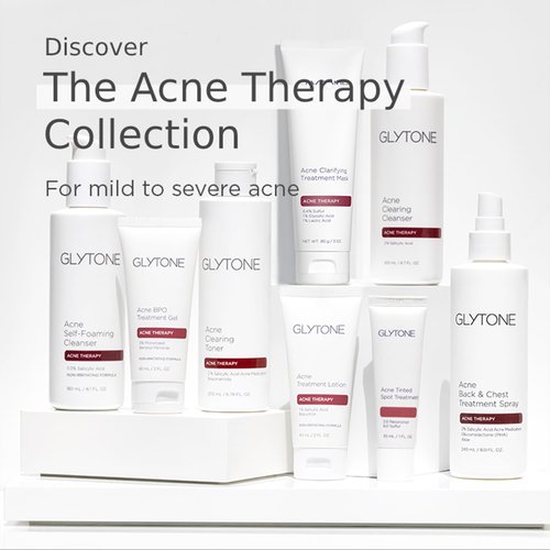 Glytone Acne Treatment Spray - 2% BHA Salicylic Acid & Gluconolactone - Quick-Dry, Fragrance-Free for Bacne - 8 fl oz