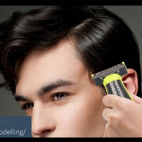 Beard Trimmer for Men, Rechargeable Mens Grooming Kit Washable Mens Electric Razors for Shaving Face, Beard, Mustache Trimmer and Hair Clippers, Double Sided Tooth Razors Face Trimmer for Men