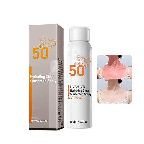 Reef Safe Sunscreen Spray SPF 50+ | Broad Spectrum UVA/UVB Protection, Oil-Free, 5.07oz Travel Size