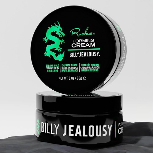 Billy Jealousy Ruckus Hair Forming Cream - Strong Hold & High Shine for Natural-Looking Styles