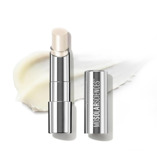 MDSolarSciences Tinted Sheer Lip Balm SPF 30 - Hydrating Vegan Sunscreen with Shea Butter & Jojoba Oil | 0.15 oz, Crystal