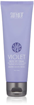 Surface Hair - Pure Blonde Violet Blow Dry Cream - Tones & Brightens Hair - 4 Fl Oz