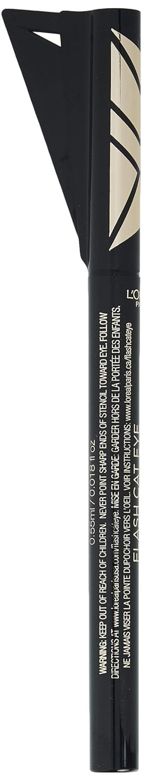 L'Oreal Paris Infallible Flash Cat Eye Liquid Eyeliner - Waterproof, Black, 0.44 oz.