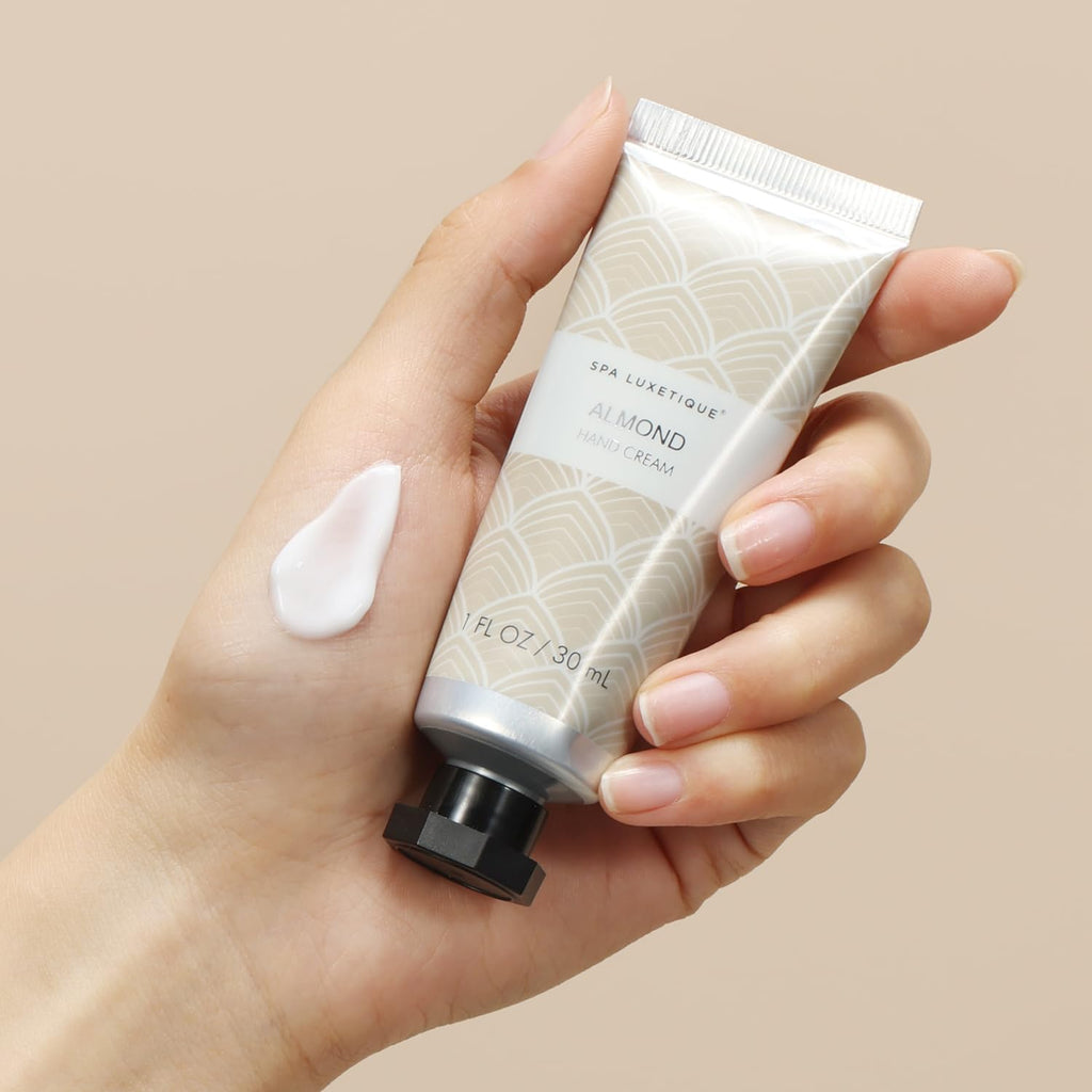 Spa Luxetique Hand Cream Set - Moisturizing Shea Butter & Glycerin Lotion | 4 Travel Size Gifts for Women