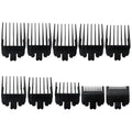 BaBylissPRO Clipper Guards - 10-Pack Attachment Combs Set for FX870, FX890, FX825, FX673 | Cutting Lengths 1/16-1 Inch