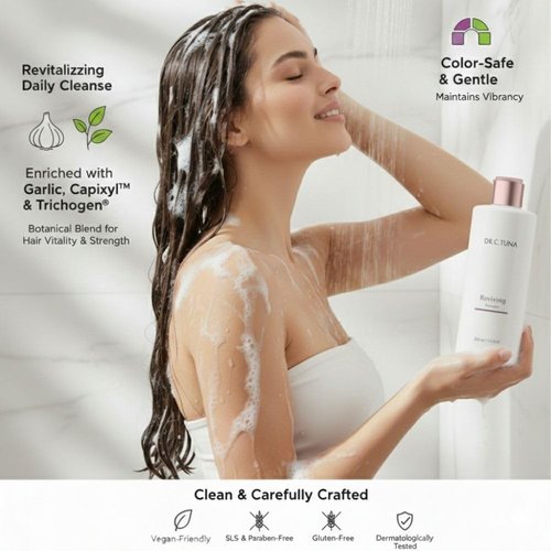 FARMASi Dr. C. Tuna Reviving Shampoo - Volumizing & Strengthening with Garlic Extract | 7.6 fl oz