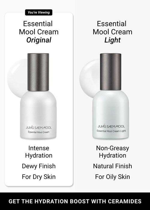 JUNG SAEM MOOL Essential Mool Cream | Hydrating Primer for a Long-Lasting Foundation Makeup, Glow Finish, Centella and Panthenol for Glass Skin, Korean Skincare (Original, 1 Fl Oz)