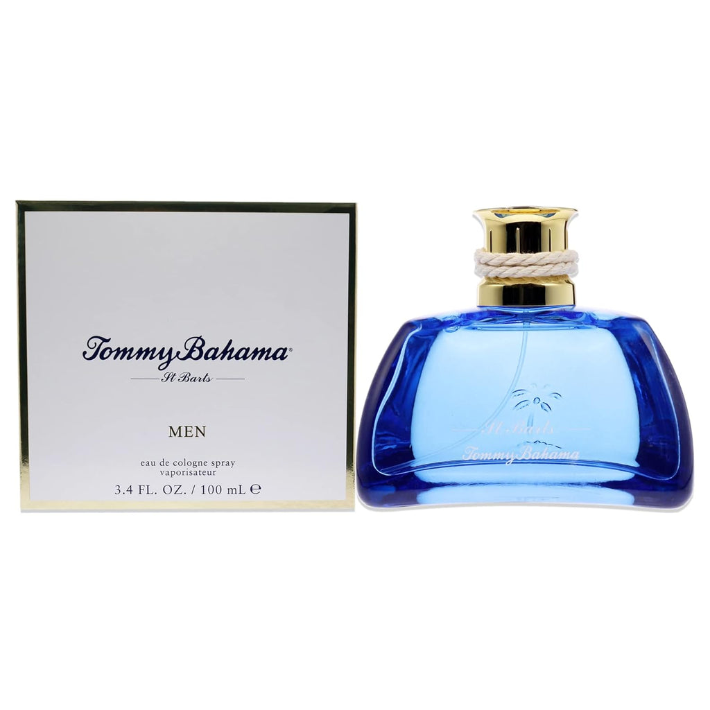 Tommy Bahama St. Barts Men Eau De Cologne - Refreshing Island-Inspired Scent with Lime & Guava Notes | Long-Lasting Fragrance