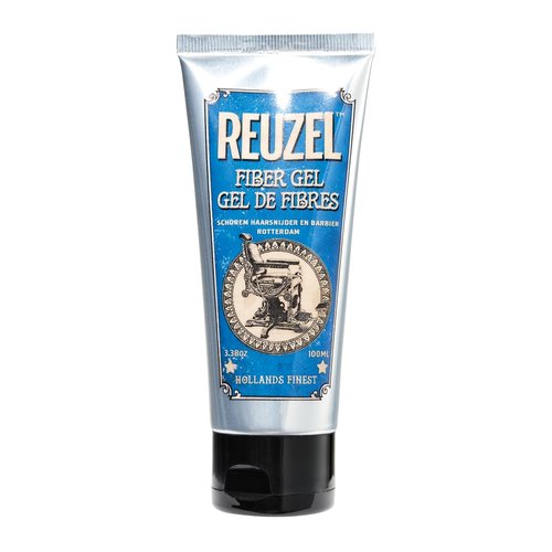 Reuzel Fiber Gel For Men - Alcohol-Free, Non-Sticky Formula - Adds Fullness & Structure - Easy Wash | Sugary Rum Scent