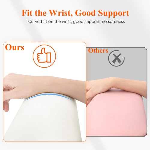 Erasable Arm Rest for Nails Tech, Luxury Nail Arm Rest White Manicure Hand Rest for Nails Tech with Non-Slip Aluminum Alloy Legs, Cleanable Technology Leather