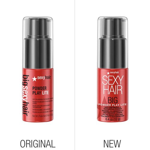 SexyHair Big Powder Play Lite - Volumizing & Texturizing Powder, 0.4 Oz | Lightweight Formula for 50% More Volume