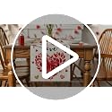 Valentine's Heart-Shaped Floral Table Runner 13x108 Inch for Wedding & Home Decor