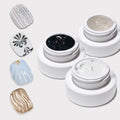 3pcs Solid 3d Nail Sculpting Gel For Nail Art, White Black Clear 3d Nail Art Gel Multifunctional 3d Molding For Nails Salon Home DIY (Clear)