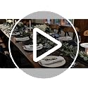 Black Lace Table Runner 30 x 120 Inch Floral Embroidered Fabric - Variation 5