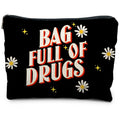 RYYCDOI Full of Drugs Funny Makeup Bag for Women, Funny Gifts for Women, Funny Gifts for Patients, Medicine Pill Drugs Cosmetic Bag Makeup Pouch for Traveling