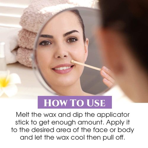 Satin Smooth Hair Waxing Small Applicators, 500 count