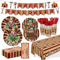 Halloween Evil Circus Disposable Party Tableware Set for Kids - Serves 24 - Variation of THIS listing