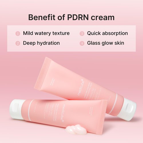 medicube PDRN Pink Hyaluronic Moisturizing Cream | Blemish Recovery, Relief & Hydrating Care | Restores Skin Elasticity & Glow | Korean Skincare for Even Skin Tone & Pore Care | 50ml / 1.69 fl.oz.