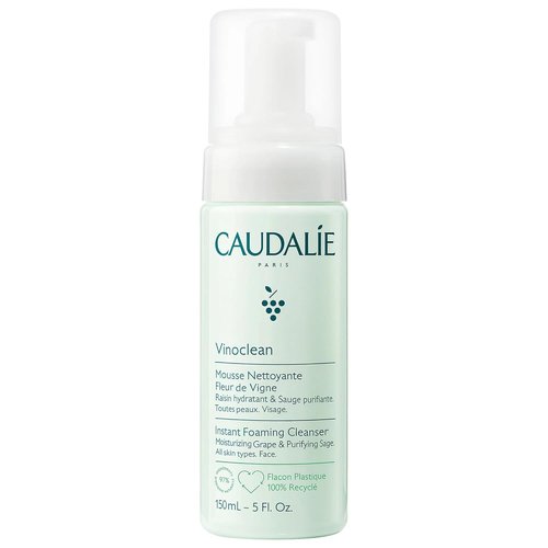 Caudalie Vinoclean Gentle Foaming Facial Cleanser - Instant Refresh for All Skin Types