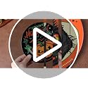 Halloween Dinnerware Set 8 Pieces Colorful Plates & Serving Dishes - Festive Party Supplies