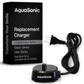 AquaSonic Electric Toothbrush Charger – Conductive Charging Dock, Compatible with Most AquaSonic Toothbrushes – Genuine, Authentic Parts (Black)