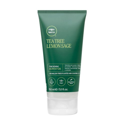 Skiennix Tea Tree Lemon Sage Thickening Blowout Gel - Volumizing Hair Gel for Fine Hair, 5.1 fl. oz