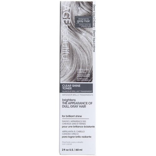 AGE Beautiful Demi Liqui-Creme Toner - 5-Minute Gray Hair Enhancer | Ammonia-Free | Nourishes & Adds Shine